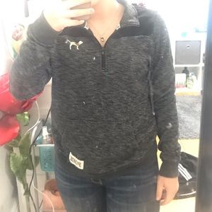 Pink 3/4 Zip Sweatshirt